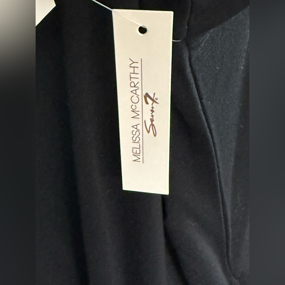 Melissa McCarthy Black rhinestone Shoulder Sweatshirt with pockets NWT - Picture 10 of 11